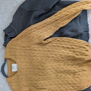 St. John's Bay Cable Knit Pullover in Camel